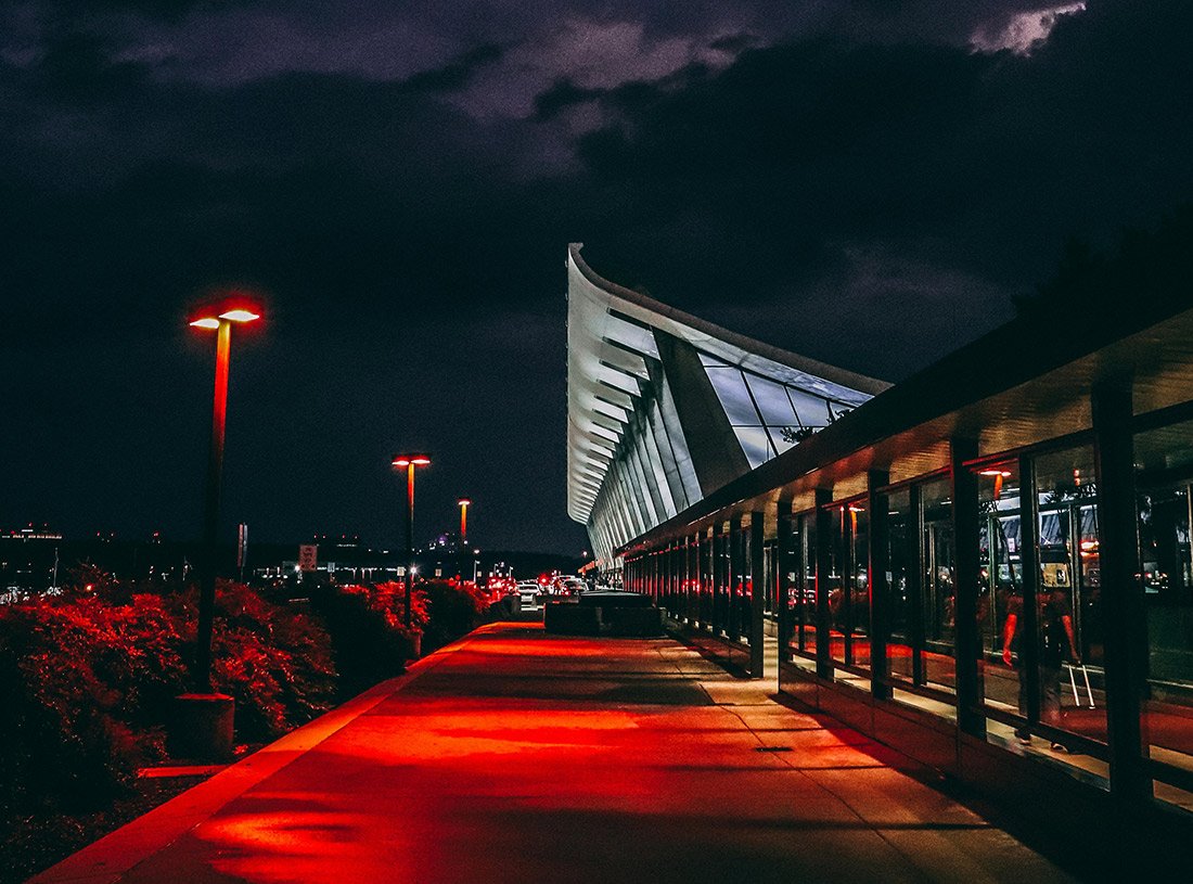 engineering Terminal by night